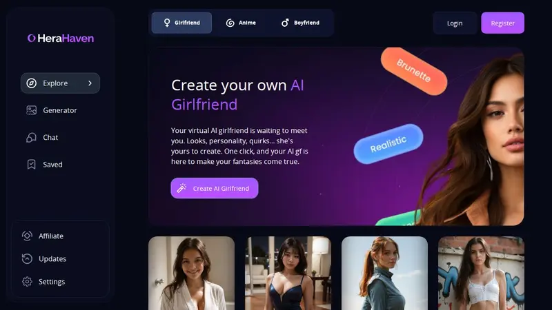 HeraHaven skjermbilde